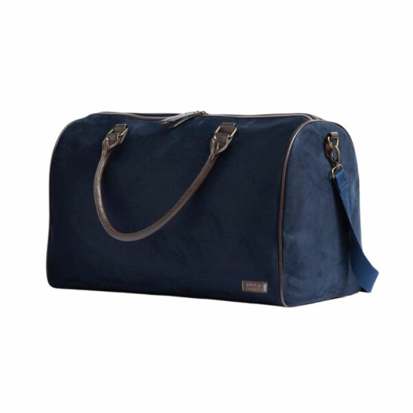 VINGA Hunton Weekend Bag blue and brown